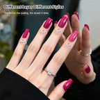 12 PCS Nail Polish Set 10 Color With 2PCS Base and Top Coat Quick Drying Fall Nude Brown White Red Color Holiday Gift for Her