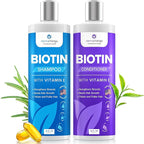 Biotin Shampoo and Conditioner Set - Hair Growth Shampoo and Conditioner for Men & Women - Shampoo Conditioner for Dry, Damage & thinning hair with Tea Tree, Manuka Honey & Rosemary 16oz