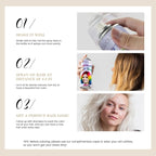 White Hair Spray Color Temporary, Hair Color Spray 1-Day Hair Dye Colored for Kids Women Men, Hair Wax Color Washable, Hair Paint Halloween Fast-Drying 4.06 Fl Oz