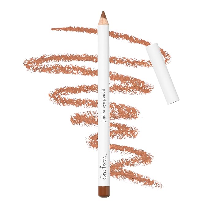 Ere Perez - Natural Jojoba Eye Pencil | Gentle, Soothing, Hydrating, Smooth, Blendable | Coconut Oil, Vitamin E | Vegan, Cruelty-Free, Clean Beauty (Clay)
