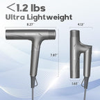 BEAUTURAL Hair Dryer, 1600W High-Speed Foldable Travel Blow Dryer, 110,000 RPM Brushless Motor Million Ionic for Fast Drying & Frizz Control, 3 Temps & 3 Speeds, Dual Voltage for Worldwide Use