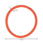 Expressions 216-Piece Elastics Value Pack: 4mm Earth Tones/Neutral Colors Hair Ties, No Metal Ponytail Holders for All Hair Types Including Thick and Curly