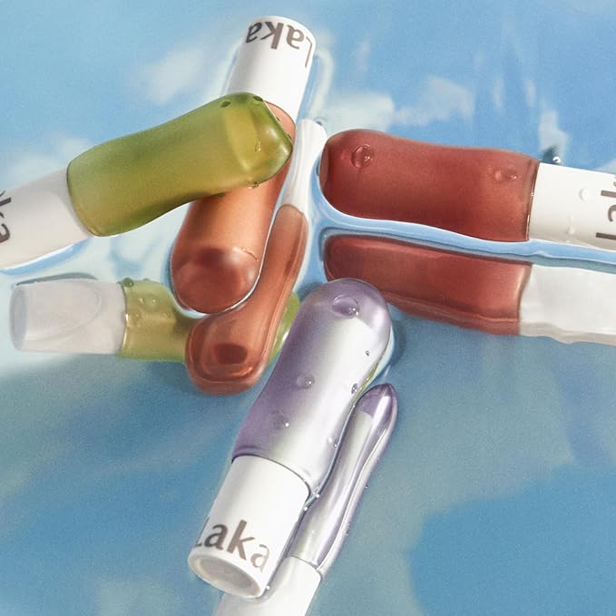 Laka Soul Vegan Lip Balm (4 Shades) Tinted, 3.9g/0.13oz, Deep Nourishing Plant-Based Lip Moisturizer, Vegan Lip Balm for Dry, Cracked and Chapped Lips (#Berry)