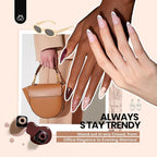 Beetles Gel Nail Polish Kit with U V Light - 75PCS Chic Outfits 45 Colors Gel Polish Set All Season Nail Kit with 5PCS Base Top Coat Soak Off Nails Art Tools Perfect Manicure Set Gifts for Women