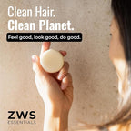 Simply Unscented Conditioner Bar, Vegan Solid Hair Conditioner for Sensitive Scalps & Fragrance-Free Care, Zero Waste, Travel-Friendly
