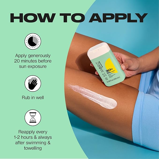 St Moriz Suncare SPF - Sunscreen - Water Resistant Sunscreen Moisturizing Lotion + Vitamin E - Oxybenzone & Octinoxate Free - Vegan - Body, 30, Sun Protection Factor (SPF)