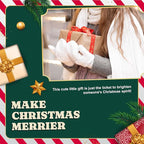 White Green Red Star Hair Clips Accessories for Girls Women Kids, Metal Snap Barrettes Cute Colorful Pins for Party Rave Large & Small Size 36pcs (Christmas)