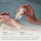 Riddle Original Roll On Pheromone Perfume Made in USA - Premium Rollerball Subtle Fragrance for Women - Long-Lasting Cruelty-Free Alcohol-Free Gentle on Skin - Ideal for Daily Use and Travel