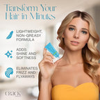 Crack HAIR FIX Styling Treatment - Multi-Tasking, Anti-Frizz, Leave-In Styling Cream with Protection from Humidity, Chlorine, Heat Treatments & Sun, .75 oz