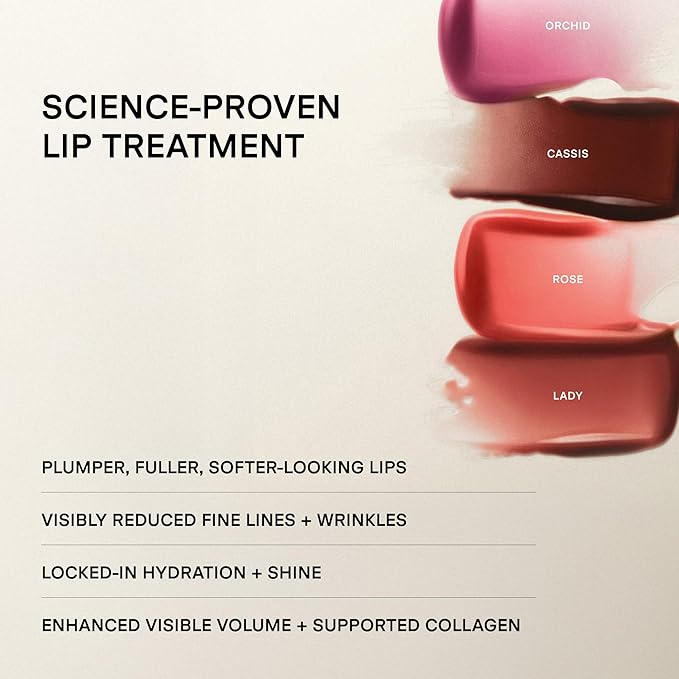 U Beauty The PLASMA Tinted Lip Compound - Anti-Aging & Anti-Wrinkle Lip Gloss, Hyaluronic Acid, Shea Butter & Peptides for Hydration & Plumping, Lady- 15 mL