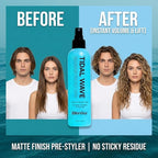 THESALONGUY Tidal Wave Sea Salt Hair Spray – Professional Volume & Texture Spray for Beach Waves | Matte Finish Texturizer, Light Hold Mist for Men & Women | Alcohol-Free, 8 oz