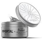Immortal NYC Hair Styling Cream Pomade Platinum Edition - Mens Water Based, No Residue Hair Balm - All Natural Pomade -Strong Firm Hold - Gel for All Hair Types