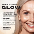 Elizabeth Mott Thank Me Later Glow Enhancer - Hydrating Face Primer & Highlighter for Radiant Skin, Vegan & Cruelty-Free, No Sulfates, Parabens, or Phthalates - Tan Sheer Glow Shade - 30g