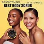 (29) Foaming Body Scrub Turmeric & Lemon – Glow Exfoliating Body Scrub - All Skin Types & Sensitive Skin –Natural Exfoliating Scrub with Oils Revitalization & Brightened (280g)
