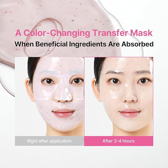 Dewtox Collagen Face Mask, Glow Skin with Overnight Hydrogel Jewel Mask, Firming & Elasticity for All Skin Types, Korean Skincare (35g x 4ea)