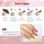10ml Glitter Nail Polish Set 6 Colors Glitter Red Pink White Nail Polish Set for Nail Art