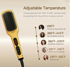 MEGAWISE Hair Straightener Brush Series (Yellow)