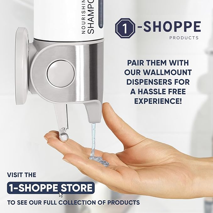 Terra Pure 1-Shoppe Eco Botanics Natural Shampoo with Raw Honey & White Tea | Gallon Jug Bulk Toiletries for Airbnb, Vacation Rentals, and Home Bathroom | Refill For Soap Dispensers