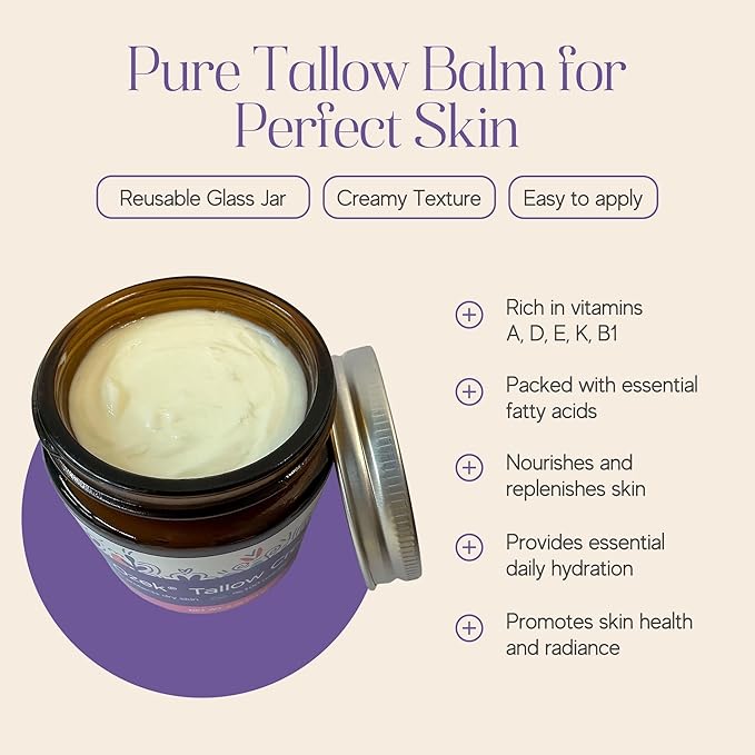 Ozek Beef Tallow for Skin - Whipped Tallow Balm