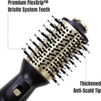 Hair Dryer Brush Blow Dryer Brush 4 in 1, 2 Inch Hot Air Brush for Hair Drying & Styling | Ionic Oval Barrel for Smooth, Frizz-Free Volume Blowout, Dual Voltage Lightweight Travel Hair Dryer Brush