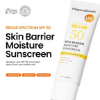 ONGREDIENTS Skin Barrier Moisture Sunscreen Broad Spectrum SPF 50, Glowy Finish, Non-Sticky, No White Cast, Hydrating, Moisturizing, Airy Texture, Korean Skin Care, All Skin Types (1.7 fl. Oz)