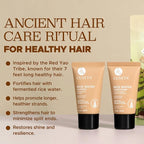 Luseta Rice Water Shampoo and conditioner Set Strengthening & Nourishing Revitalizes Shine for All Hair Types Hydrating & Frizz Control for Women and Men 1.01oz*2