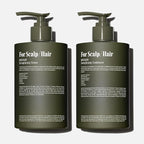 Nécessaire Rosemary Hair Duo - Shampoo and Conditioner Set for Women + Men. Rosemary Oil + Proteins For Stronger Hair. 500 ml / 16.9 fl oz