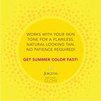 Jergens Natural Glow Instant Sun Body Mousse, Self Tanner for Deep Bronze Tan, Sunless Tanning Body Bronzer for Natural Looking Color Instantly, 6 Oz, Pack of 2