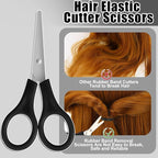 Rubber Bands for Hair, 1500 Pcs Elastic Hair Bands Baby Girl Hair Ties Mini Hair Rubber Bands with 4 Hair Styling Tools 10 Hair Clips Hair Accessories for Toddler Baby Girl Kids