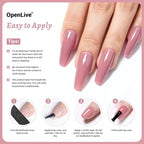 18ml Dusty Rose Nail Polish Large Volume Quick Drying Light Pink Nail Polish, Fast Drying and Long Lasting Color Nail Art DIY Home Manicure Gift for Women