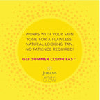 Jergens Natural Glow Instant Sun Self Tanner Mousse Bundle, Deep Bronze, Sunless Tanning, 6 Oz Bottle and Application Mitt