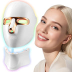 Red Light Therapy Mask for Face,Cordless LED Face Mask Light Therapy,USB C Rechargeable,Infrared Lights Masks for Home Working Travel Yoga Sleep