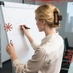 TOCESS Hair Claw Clips for Women - Large 8PK Neutral Matte Jumbo Square Hair Clips for Thick, Thin, Long, Short, Curly Hair Girls, Big Jaw Clip Set for Daily Use(Mocha Brown)