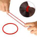 TecUnite 200 Pieces No Metal Hair Elastics Bulk Rubber Bands Hair Ties Ponytail Holders for Women(Multicolor)