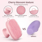 VWMYQ 2 Pack Silicone Face Scrubber for Men and Women Facial Cleansing Brush Silicone Face Wash Brush Manual Waterproof Cleansing Skin Care Face Brushes for Cleansing and Exfoliating (Blue_Pink)