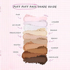 Kimchi Chic Beauty Puff Puff Pass Set and Bake Setting Powder for Makeup, Extra Fluffy Loose Face Powder Poof, Soft Natural Face Makeup for Uneven Skin Tone, 09 Pink