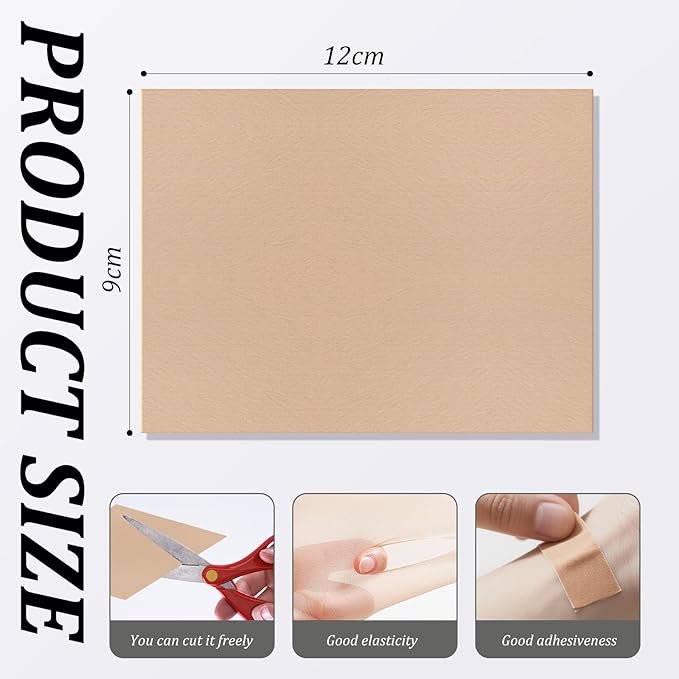 30 Pcs Tattoo Cover Up Patch Waterproof Invisible Non-Woven Tattoo Concealer Tape for Scars, Birthmarks & Tattoos, Ultra Thin Breathable Tatoo Cover Up Stickers