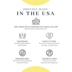 Vanman’s - Tiny Tallow and Honey Balm - Unscented Face Moisturizer with Grass-Fed/Finished Beef Tallow, Honey, and Vitamins A, K, D, E - 0.25 oz