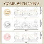 Glitter Freckles Face Tattoo, 30PCS Body Glitter Christmas Face Tattoos, Sparkle Patches for Women, Waterproof Fake Freckles,Festival Rave Outfits Festival Decorations (GOLD&Silver&Rose Gold)