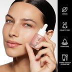 OFIR Bloom Serum Illuminating Gel | Under Eye Brightener Dark Circles Treatment | Lifting Formula With Hyaluronic Acid | Vegan Cruelty Paraben Free Skincare | Hydrating Moisturizer | Peony 1 Fl Oz