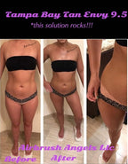 Tan Alchemy, Tan Envy European Blend 11.5% Dark Sunless Airbrush Spray Tanning Solution 64oz (2-32 oz bottles)