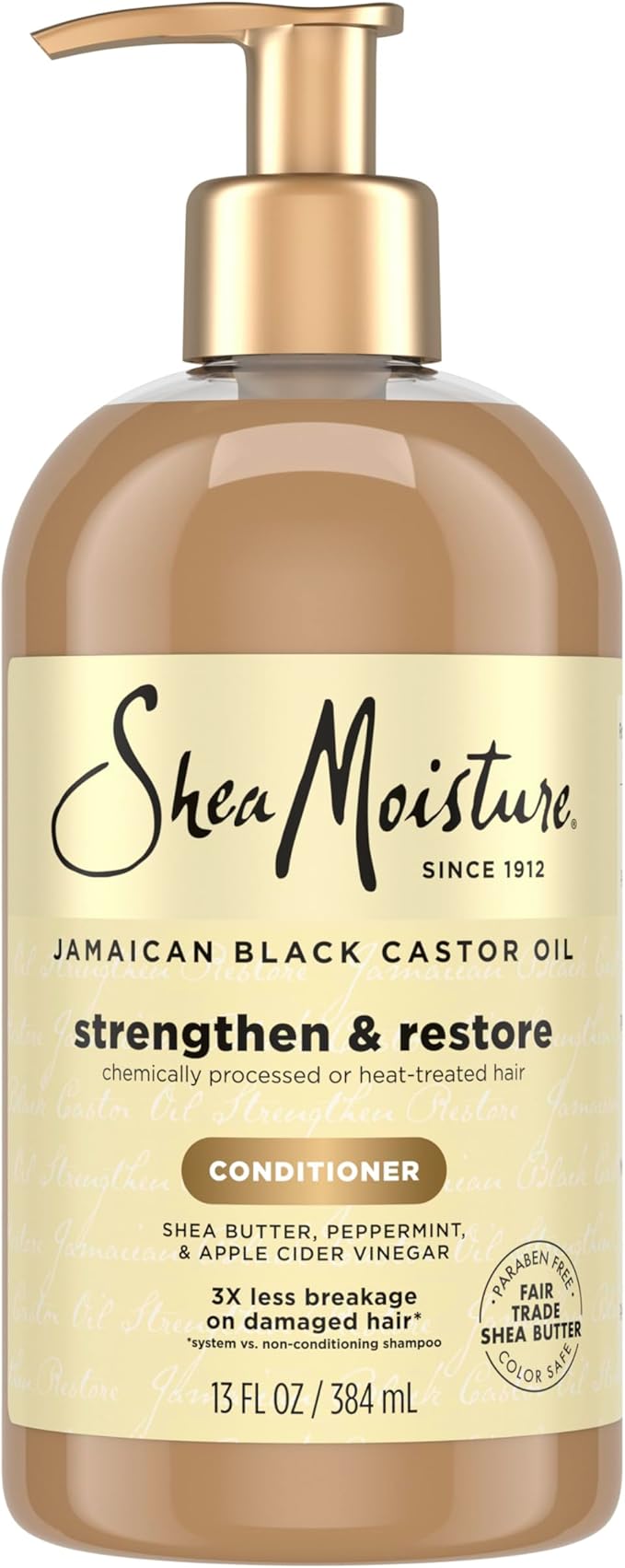 SheaMoisture Jamaican Black Castor Oil Strengthen & Restore Conditioner, 13 fl oz (384 ml)