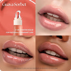 Nature Republic Honey Melting Lip Butter Balm – Moisturizing Tinted Balm with Peptides, for Sheer & Glossy, Smooth & Soft Lips, Stocking Stuffers (GUAVA SORBET)