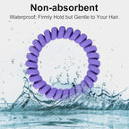 JessLab Spiral Hair Ties for Women, 10-Pack Traceless No-Damage Ponytail Holders, Coils Hair Bands for Girls, Assorted Colors