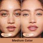 Mushroom Head Air Cushion CC Cream Christmas Gifts for Women, 1 Full-Size Makeup Foundation with 2 Refills & 1 Special Mushroom Head Puff, Upgraded Ingredients Long-lasting (Medium, 0.71 Fl Oz*3)