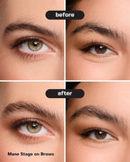 anagram Mane Stage All-in-One Hair & Brow Sculpt, Clear, Gel, Flyaway Tamer, Brow Gel & Edge Control, Vegan & Cruelty-Free, 0.39 fl oz