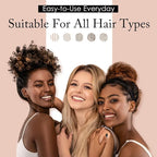 OLESILK 100% Mulberry Silk-Scrunchies for Hair Sleep, Women Grils Silk Hair Ties for Frizz & Breakage Curly Hair, No Damage, Elastics Ponytail Holder, 3 Pack