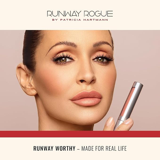 Runway Rogue Silk Glam Liquid Lipstick Lip Trio, Long Wear Frosted Liquid Lipstick Pack, (‘Paparazzi’, ‘Couture’, ‘Sex Symbol’)