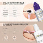 LASHVIEW Lash Kit for Beginners 338pcs Lash Extension Kit Professional Mannequin Head With 7 Pairs Replaced Eyelids Silicone Training Set Include Mini Fan Dryer Makeup Natural Skin Color