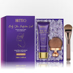 Body Coverage Perfector, Waterproof Leg & Body Makeup for Tattoo & Scar Cover Up, No Transfer Coverage Concealer with Brush, All Over Complexion Perfector for All Skin Tones (Natural Radiance)